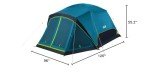SKYDOME 4-Person Dark Room Tent with Screen Room