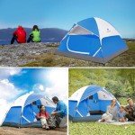 Camel Crown Waterproof Backpacking Dome Tents for Groups