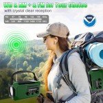 10,000mAh Hand Crank Emergency Weather Radio