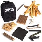 Fire Starting Kit with Flint and Steel in MOLLE Bag