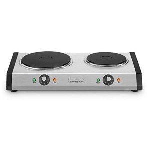 Cuisinart Double Burner Cooktop in Silver