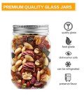 12oz Mason Jars with Lids – 20 Pack
