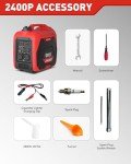 ERAYAK 2400W Quiet Portable Inverter Generator