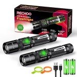 Rechargeable 2-Pack LED Tactical Flashlights