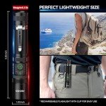 Rechargeable 2-Pack LED Tactical Flashlights