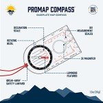 Lightweight Baseplate Compass for Outdoor Navigation