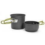 Odoland Camping Cookware Set with Tripod and Utensils