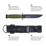 Surviveware 10.5" Tactical Fixed Blade Knife