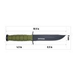 Surviveware 10.5" Tactical Fixed Blade Knife