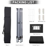 GDY Pop-Up Tent with Side Walls, 3 x 3 m