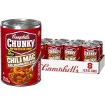 Campbell's Chunky Chili Mac Soup, 16.3 Oz - 8 Cans