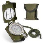 Waterproof Pocket-Sized Survival Hiking Compass