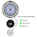 Waterproof Pocket-Sized Survival Hiking Compass