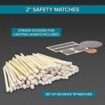 Bulk 100+ Classic White Tip Safety Matches