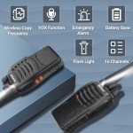 Baofeng Long-Range Walkie Talkies with Earpiece