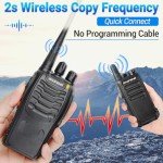 Baofeng Long-Range Walkie Talkies with Earpiece