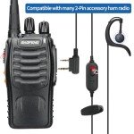Baofeng Long-Range Walkie Talkies with Earpiece