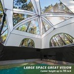 Spacious 6-Person Waterproof Family Camping Tent