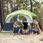 Spacious 6-Person Waterproof Family Camping Tent