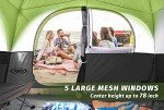 Spacious 6-Person Waterproof Family Camping Tent