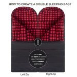 Extra Large Cold Weather Sleeping Bag for Adults