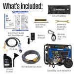 Tri-Fuel Portable Generator with Remote Start