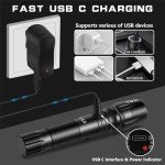 PHIXTON 5000 Lumen Rechargeable LED Flashlight