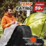 MEREZA XL Camping Sleeping Bag for Adults