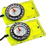 2-Pack Magnetic Orienteering Compasses for Kids
