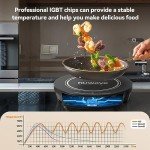 Portable Induction Cooktop with Powerful Heating Coil