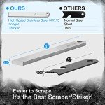 Ferro Rod Fire Starter Kit with Paracord & Tinders