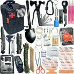 GunZee 175-Piece Survival Gear and First Aid Kit
