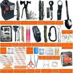 GunZee 175-Piece Survival Gear and First Aid Kit
