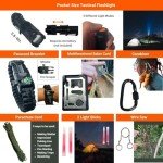 GunZee 175-Piece Survival Gear and First Aid Kit