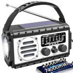 Emergency Solar Hand Crank Radio with Phone Charger