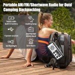 Emergency Solar Hand Crank Radio with Phone Charger