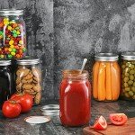 6 Pack 32oz Wide Mouth Mason Jars