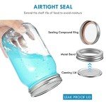 6 Pack 32oz Wide Mouth Mason Jars