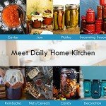 6 Pack 32oz Wide Mouth Mason Jars