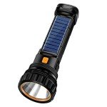 Solar Rechargeable 1000 Lumens LED Flashlight