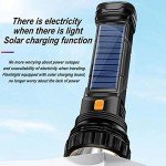 Solar Rechargeable 1000 Lumens LED Flashlight