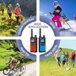 Long Range Rechargeable Walkie Talkies - 2 Pack