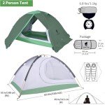 GEERTOP Ultralight 2-Person 4-Season Tent