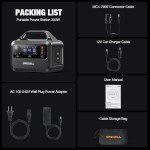 GRECELL 300W Portable Power Station for Outdoors