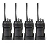 Durable RT21 Walkie Talkies - Long Range, Hands-Free