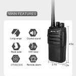 Durable RT21 Walkie Talkies - Long Range, Hands-Free