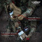 Upgraded Survival First Aid Kit with Tactical Pouch