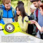 Nihtdoy Magnetic Compass for Hiking and Camping