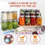 16 oz Mason Jars with Lids - 15 Pack