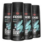 Axe Apollo Men’s Deodorant Spray - 4 Pack
